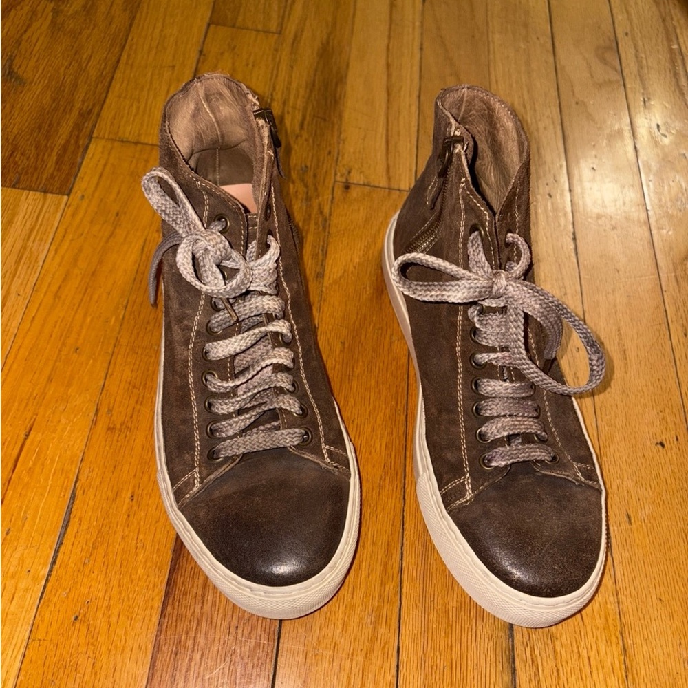 Benheart antic colorWomen's Brown High-Top Ankle Boots 6.5